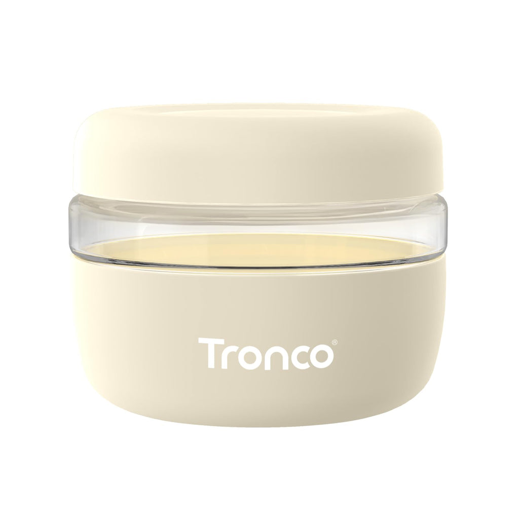 Tronco 16 oz Glass Food Storage & Lunch Bowl Containers with Airtight Lids