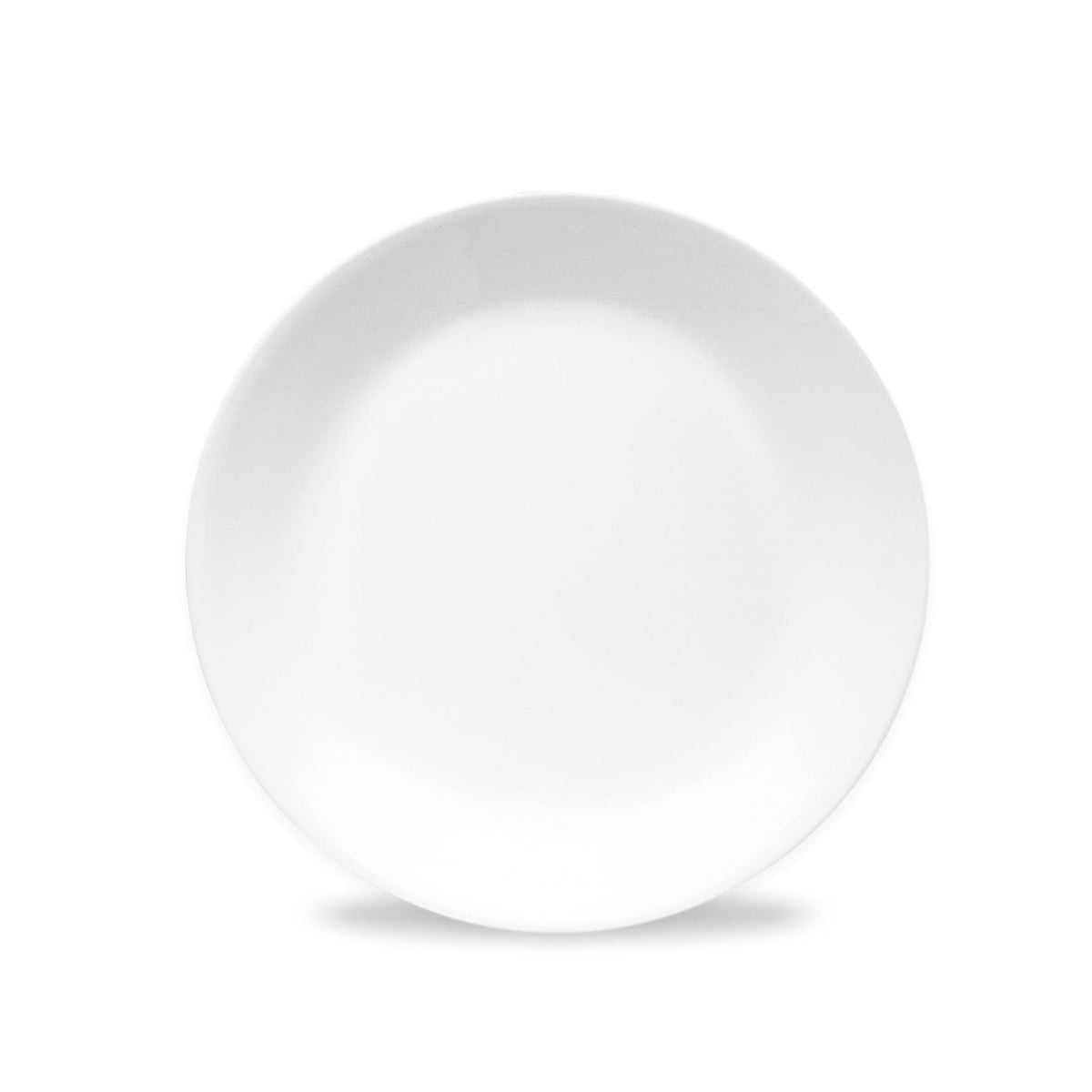 Corelle Vitrelle 6-Piece Salad Appetizer Plate Set Triple Layer Glass and Chip Resistant, 6-3/4-Inch Lightweight Round Plates, Winter Frost White