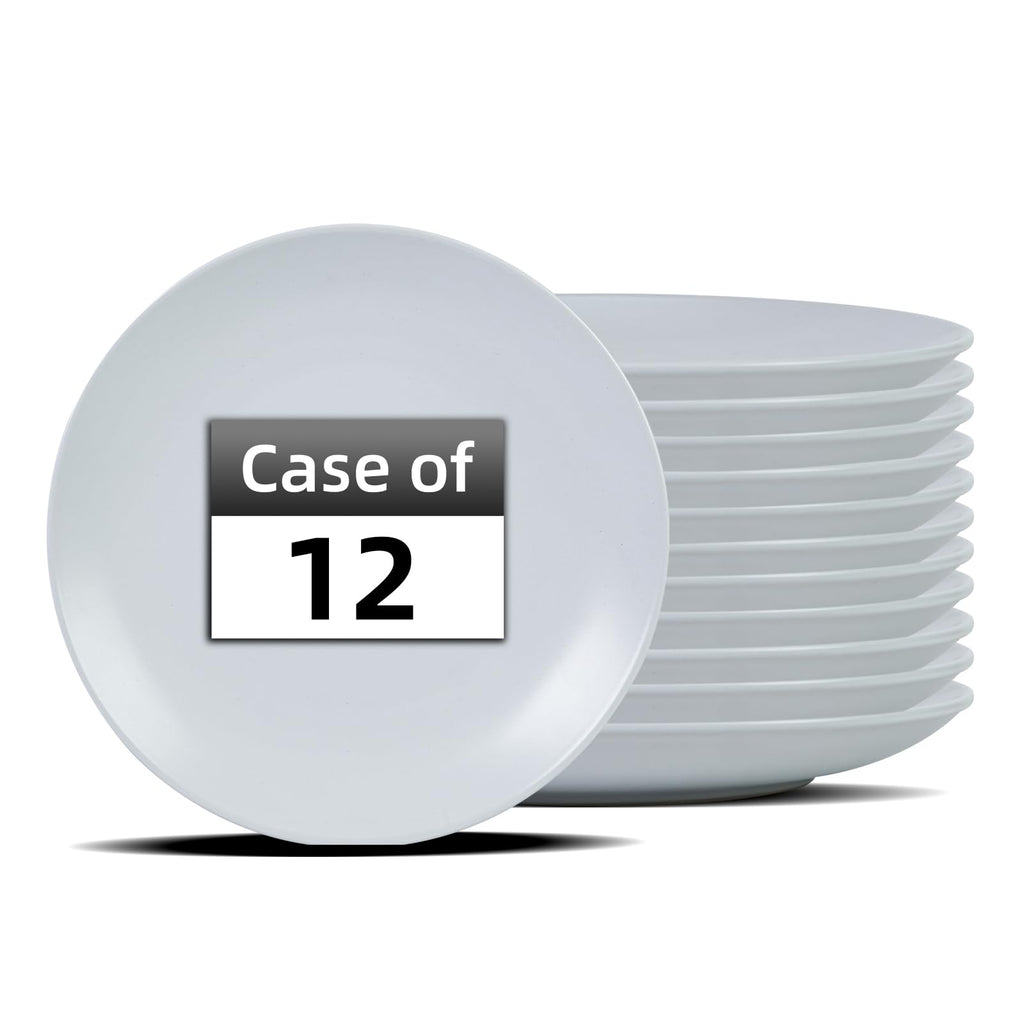 IRESTAURANT PLUS Stoneware Coupe Commercial Grade Dinnerware, Ivory, Plate 12.25", Case of 12