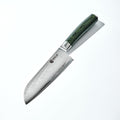 HexClad 7" Japanese Damascus Stainless Steel Santoku Knife, Full Tang