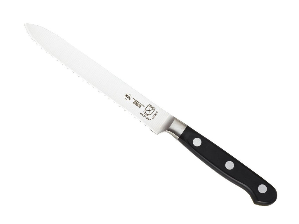 Mercer Culinary Olive Wood 4-Piece Steak Knife Set