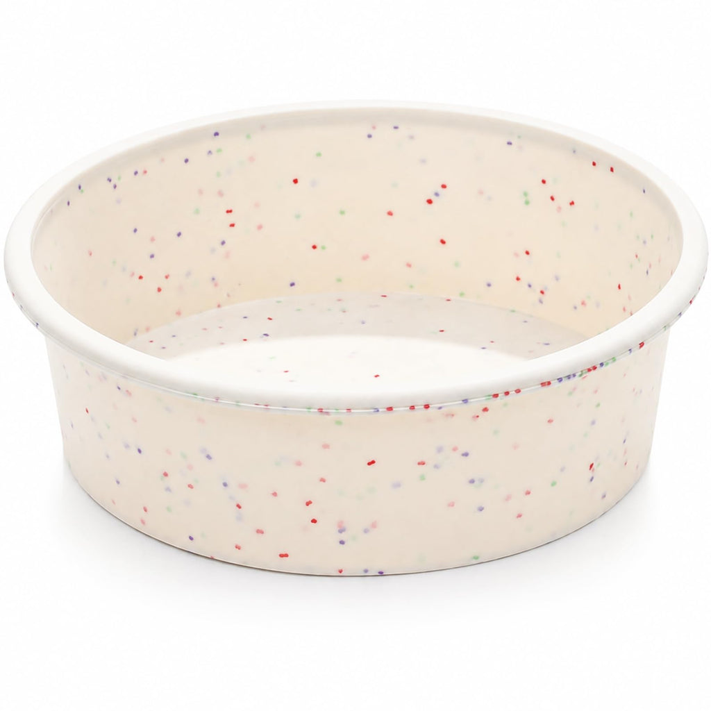 Vinino 10 Inch Round Cake Pan with Stainless Steel Frame