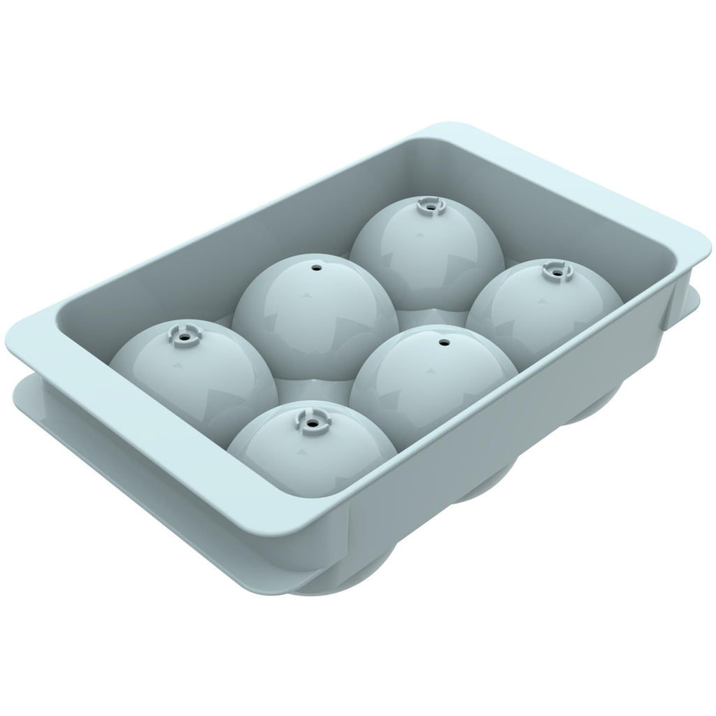 WIBIMEN 2.5-Inch Large Ice Cube Molds, 2-Pack Round Ice Ball Molds