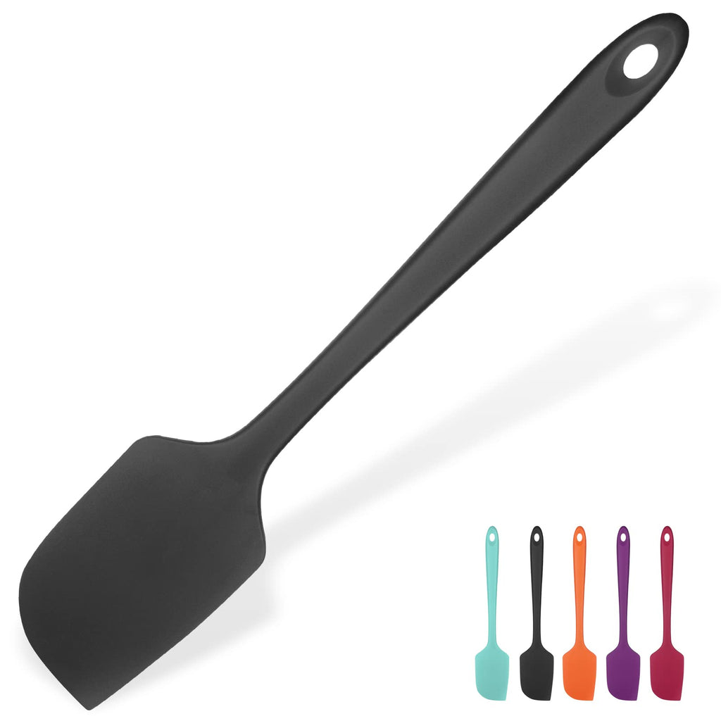 U-Taste Silicone Large Spatula, 600ºF High Temp Bowl Scraper, 11.38"/Orange