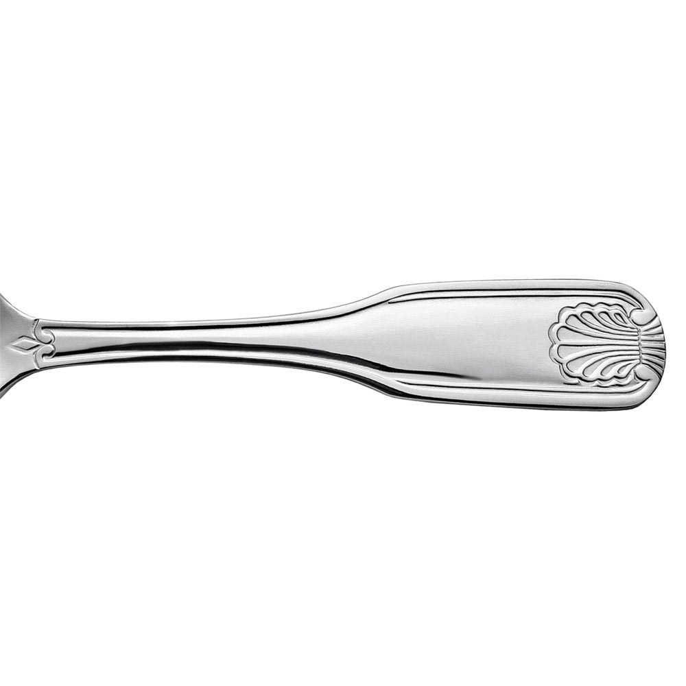 New Star Foodservice Shell Pattern 18/0 Stainless Steel Serving Spoon, 8.4-Inch, Set of 12, Commercial Grade