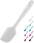 DI ORO Silicone Spatula - 600°F Heat-Resistant Rubber Kitchen Spatula for Baking, Scraping, & Mixing - BPA Free Nonstick Cookware Safe Flexible Utensil for Cooking - Seamless & Dishwasher Safe (Stone)