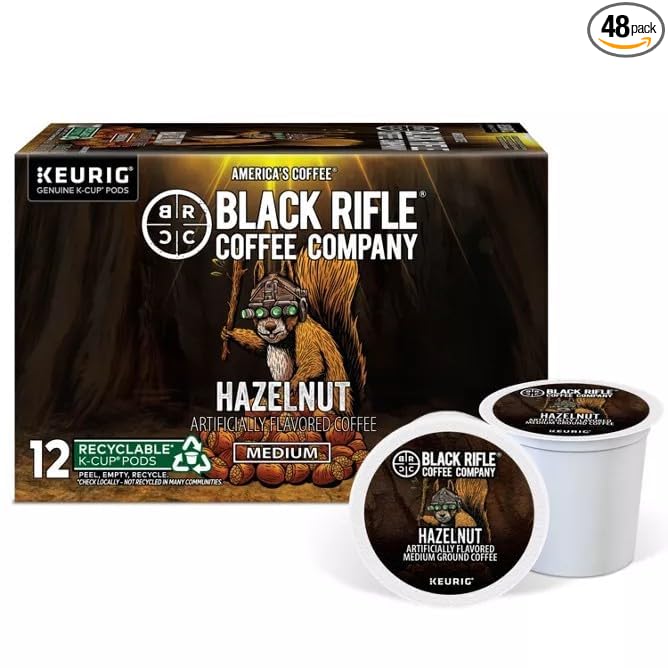 Black Rifle Coffee Company Vanilla Bomb Medium Roast Coffee K-Cups – Single-Serve Coffee Pods