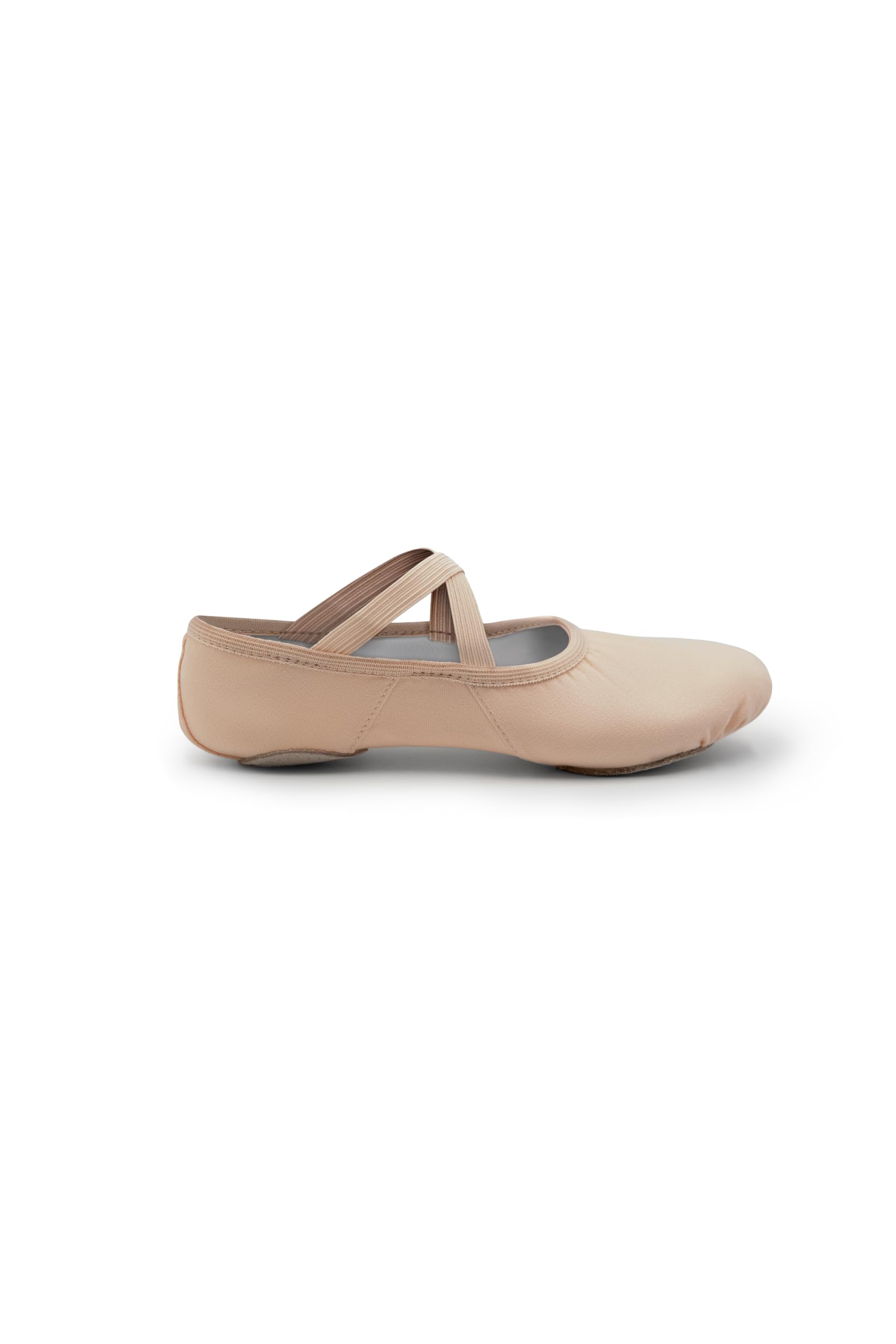 Capezio Women's Leather Juliet Ballet Shoe, Light Pink, 8.5 Wide