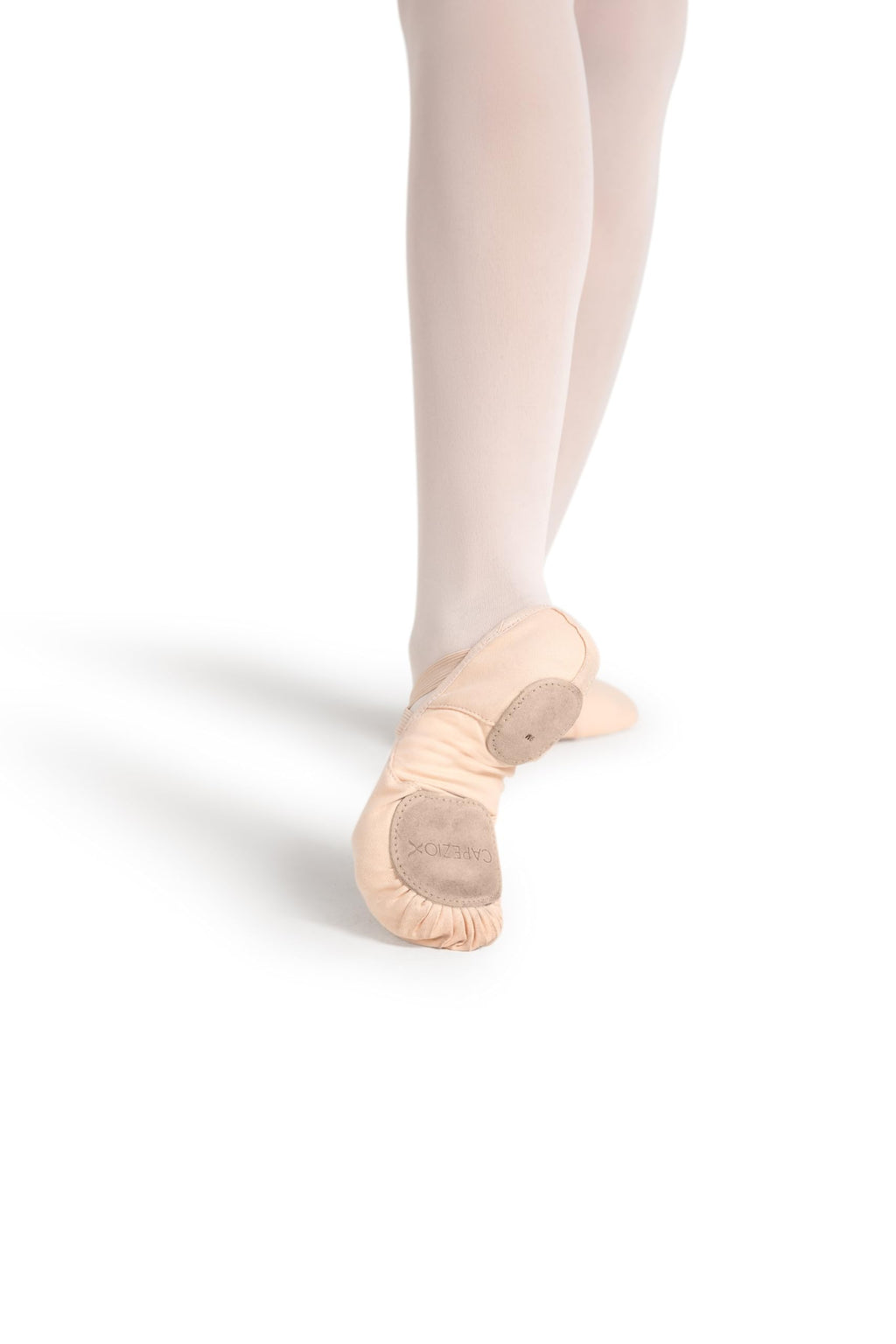 Capezio Women's Leather Juliet Ballet Shoe, Light Pink, 8.5 Wide
