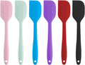 Silicone Spatulas 6 Pack 8.5 Inch Small Rubber Spatula Heat-Resistant