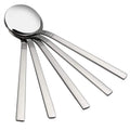 Fiazony Round Soup Spoon, 12 Pieces Stainless Steel Bouillon Spoons