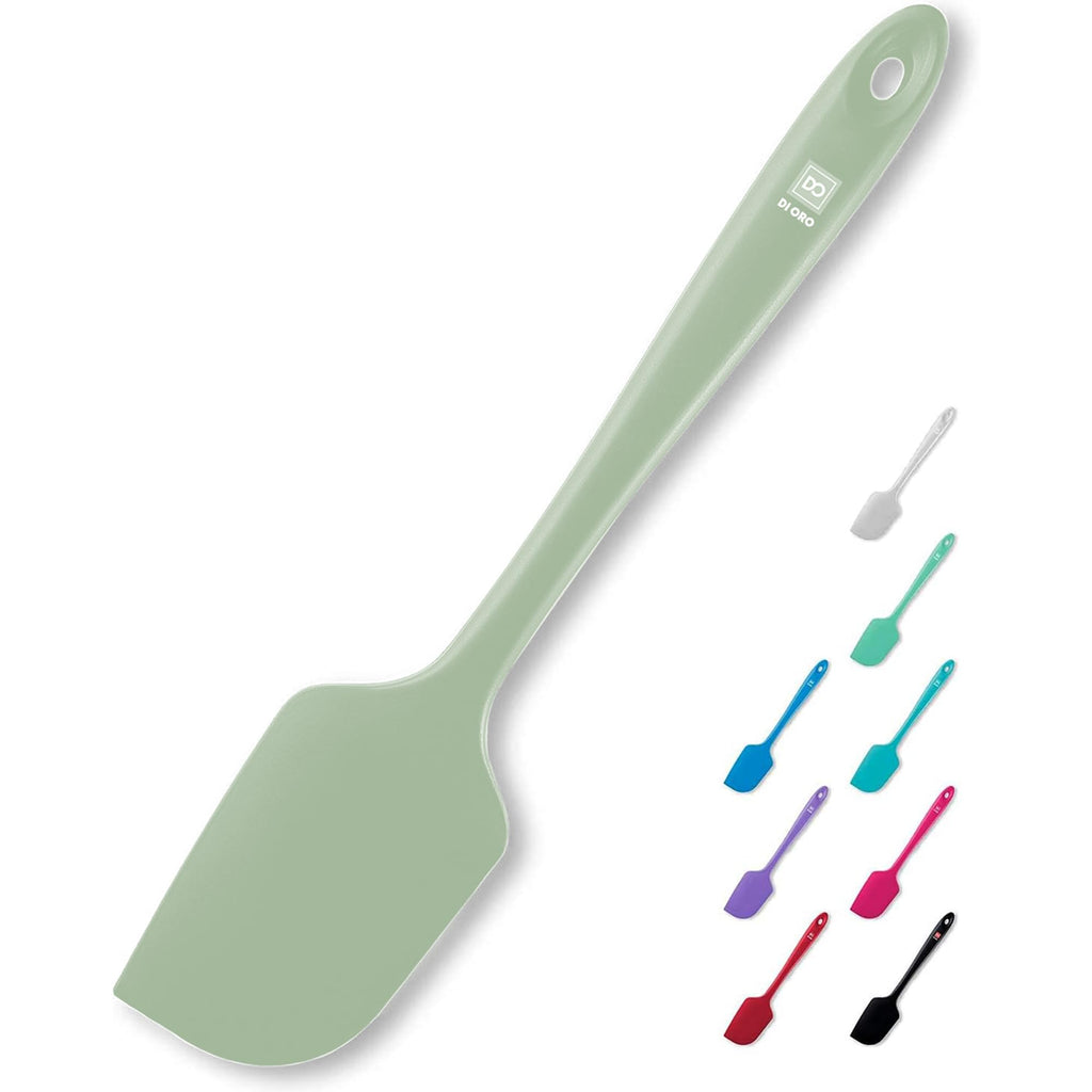 DI ORO Large Silicone Spatula - 600F Heat Resistant, Stone