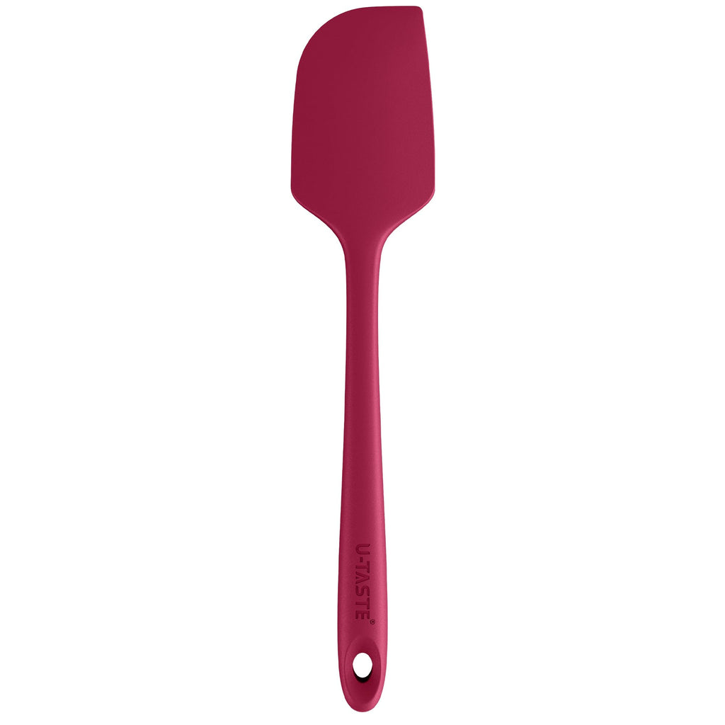 U-Taste Silicone Spoon Spatula, 480°F High Temp Spoonula, 11.38", Black