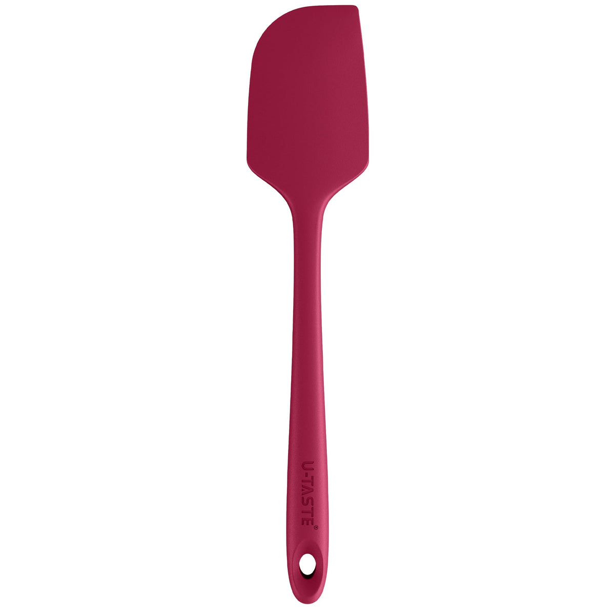 U-Taste Silicone Spoon Spatula, 480°F High Temp Spoonula, 11.38", Black