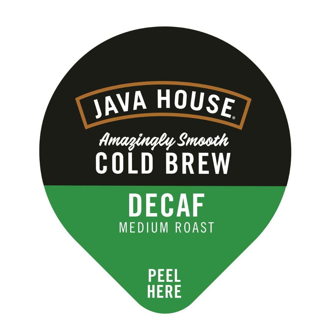Java House Cold Brew Coffee Concentrate, Decaf, 1.35 Fl Oz