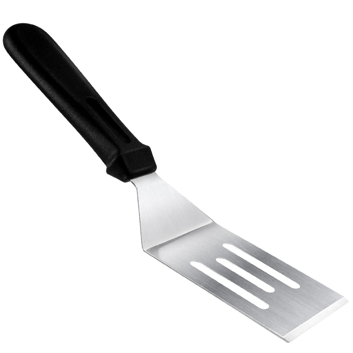 Metal Spatulas for kitchen Use, 3 PCS Professional Serving Spatula with Heat Resistant Handle, Stainless Steel Spatula Ideal for Pancakes, Eggs, Griddle Scraper, BBQ or Desserts
