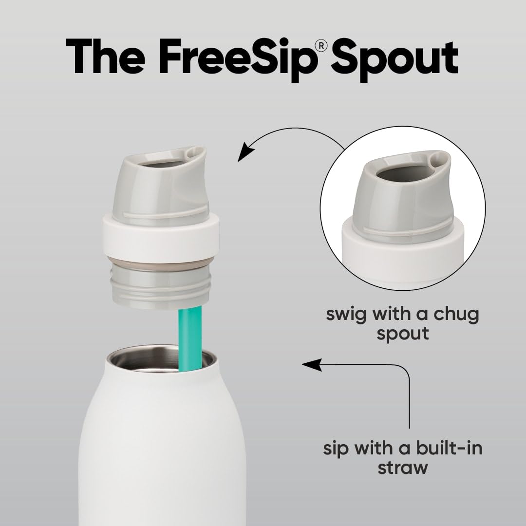 Owala FreeSip Twist Stainless Steel Water Bottle 24 oz Sweet Pea