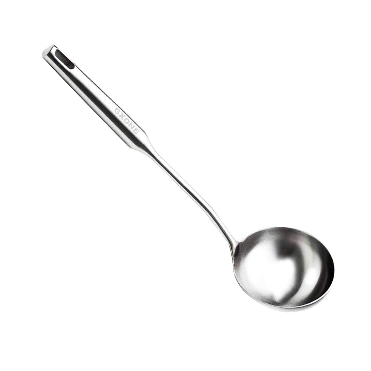 Spaghetti Spoon,304 Stainless Steel Pasta Spoon,Wooden Handle,14.2Inch