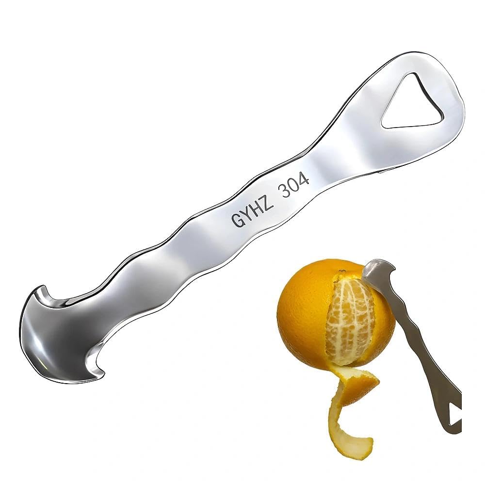 GYHZ Stainless Steel Spiral Cutter, Manual Veggie Spiralizer Kitchen Tool