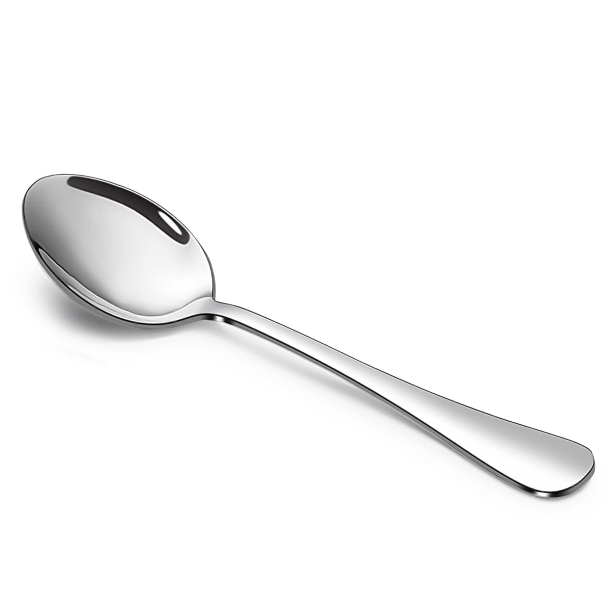 SANTUO Stainless Steel Teaspoon Set,12 Piece 6.7" Spoons Silverware,Dessert Spoons,Mirror Finish & Dishwasher Safe