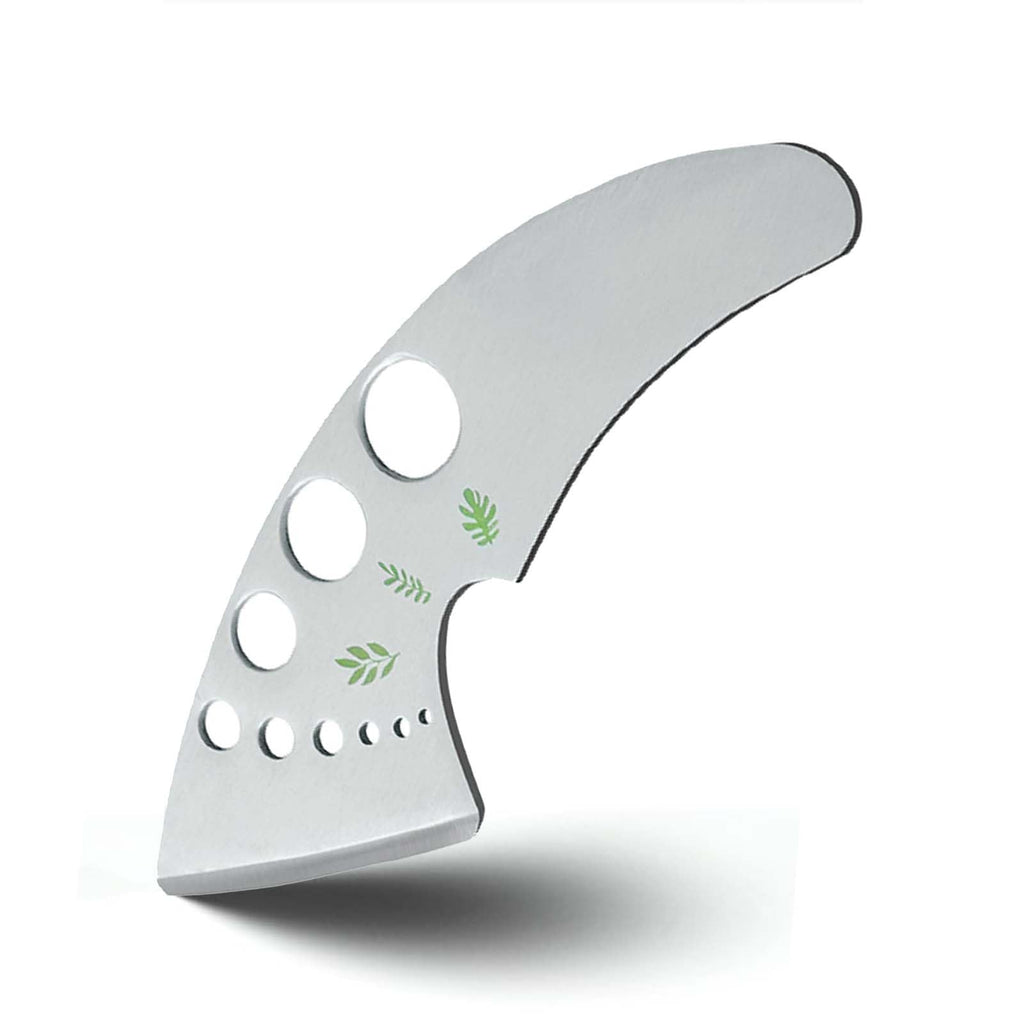 Professional 430 Stainless Steel Herb Leaf Stripper with Multi-Size Holes & Precision Blade - Kitchen Essentials for Parsley, Cilantro and Leafy Greens