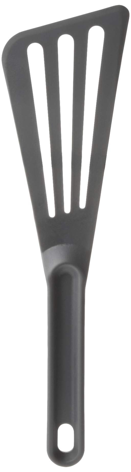 Mercer Culinary Hell's Tools Hi-Heat Slotted Spatula, 12 Inch x 3.5 Inch, Gray