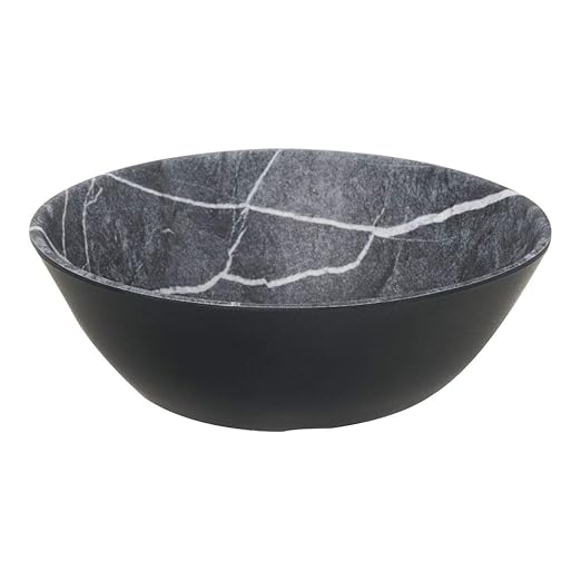 Carlisle FoodService Products Ridge Reusable Plastic Plate Dinner Plate for Home and Restaurant, Melamine, 10.5 Inches