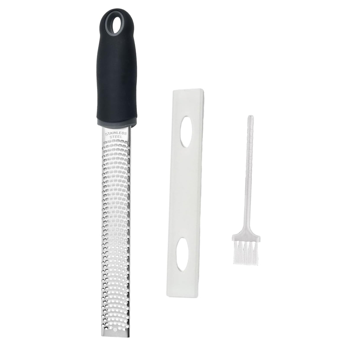 Lemon Zester Grater, Stainless Steel Fine Grater with Cover Handle