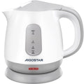 Aigostar Small Electric Kettle, 1L Portable Electric Tea Kettle 1100W with Automatic Shut-Off and Boil Dry Protection, Travel Hot Water Boiler Cordless for Making Coffee and Tea, BPA-Free, Grey