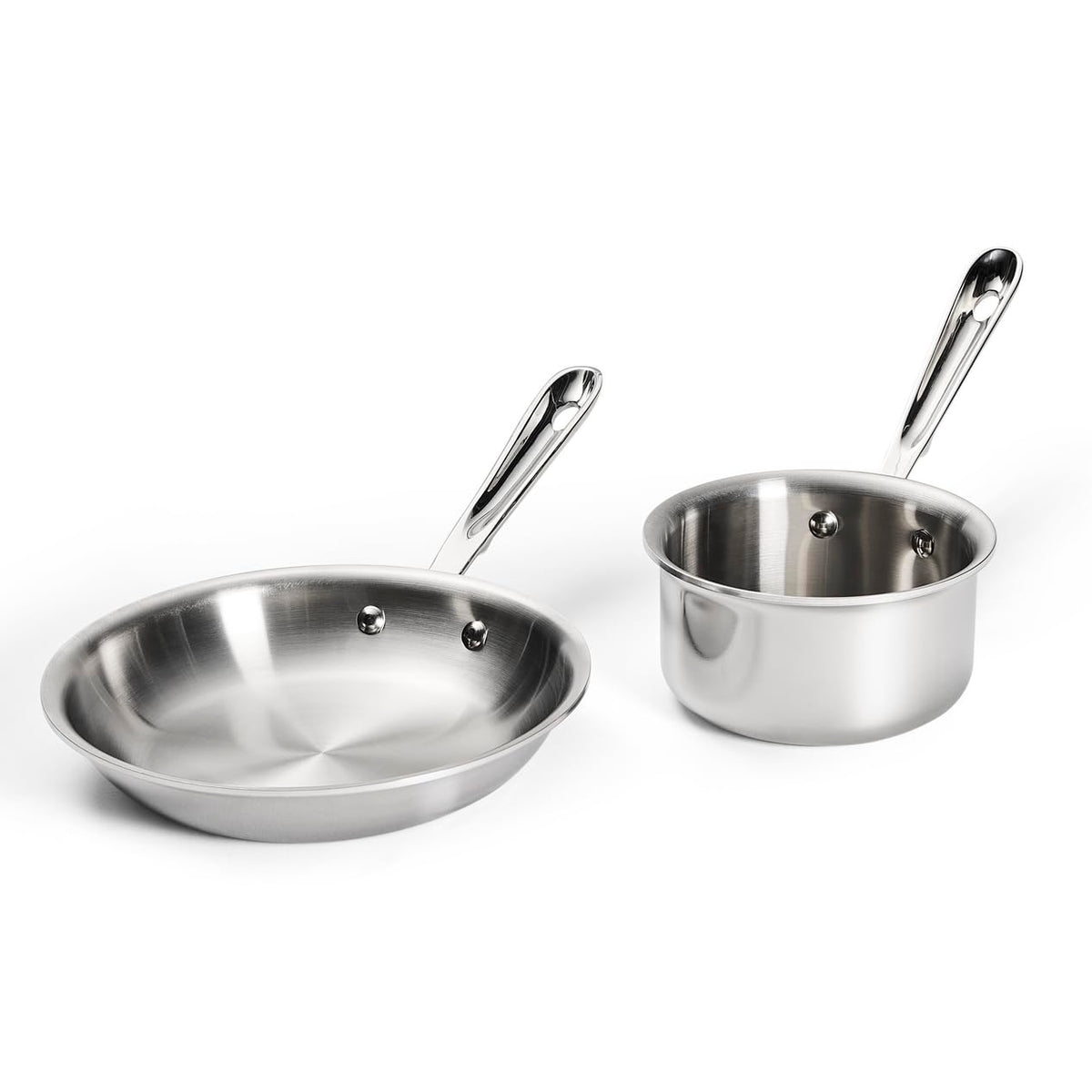 All-Clad D3® Stainless Steel 2-Piece Cooking Set, Made in the USA