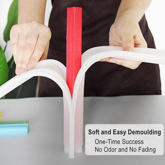 Tube Column Silicone Soap Chistmas Elk Candle Mold Embed Soap Making Supplies Silicone Mold for Soap