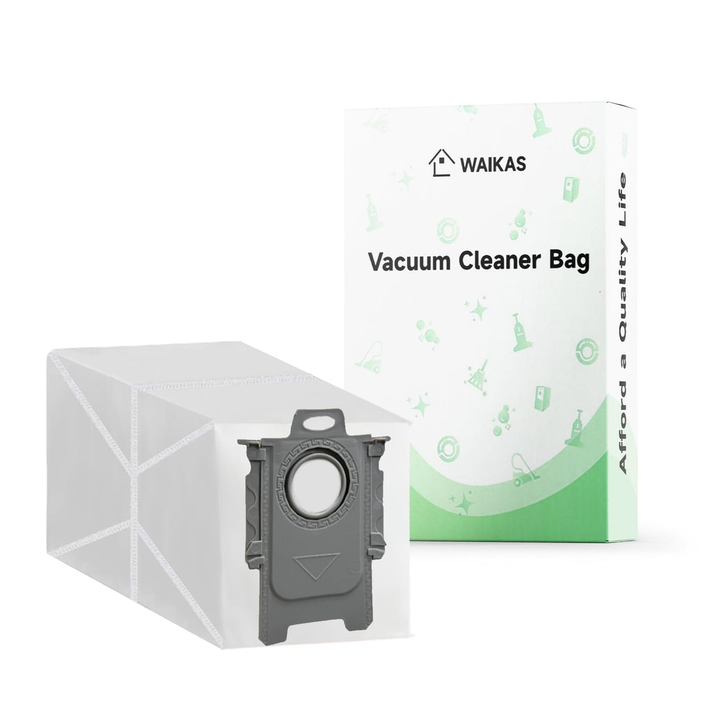 WAIKAS Dust Bags for Roborock Robot Vacuum (Qrevo/Saros/S8 Series), 6-Pack