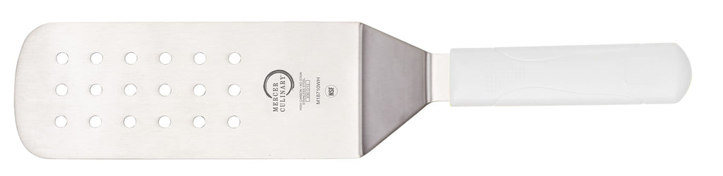 Mercer Culinary Millennia Mini Turner/Spatula, 2.5 Inch x 2.5 Inch Blade, Black Handle