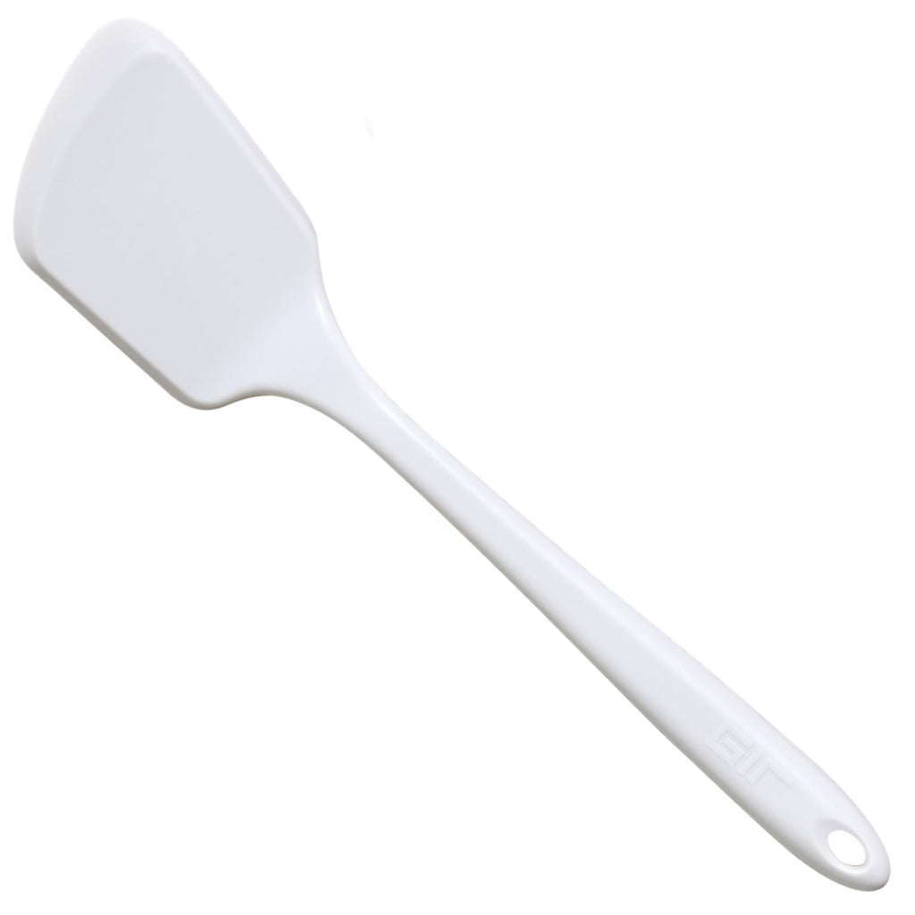 GIR: Get It Right Silicone Kitchen Spatula Turner - Non-Toxic Cooking Utensils for Nonstick Cookware, Cooking and Baking, Ultimate Flip - 13IN - Studio White