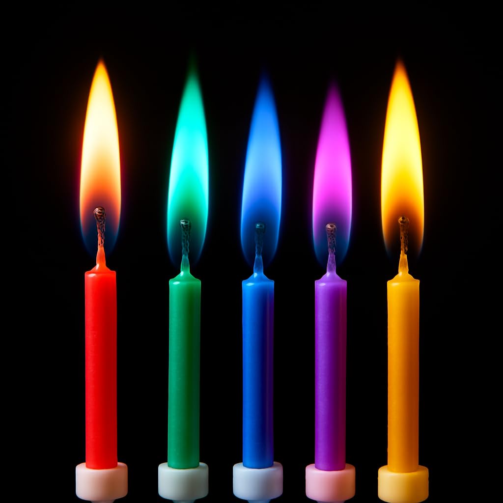 Bulk Birthday Candles for Cake – 72 Count Mixed Color Pack, Traditional Birthday Candles for All Ages & Party Themes