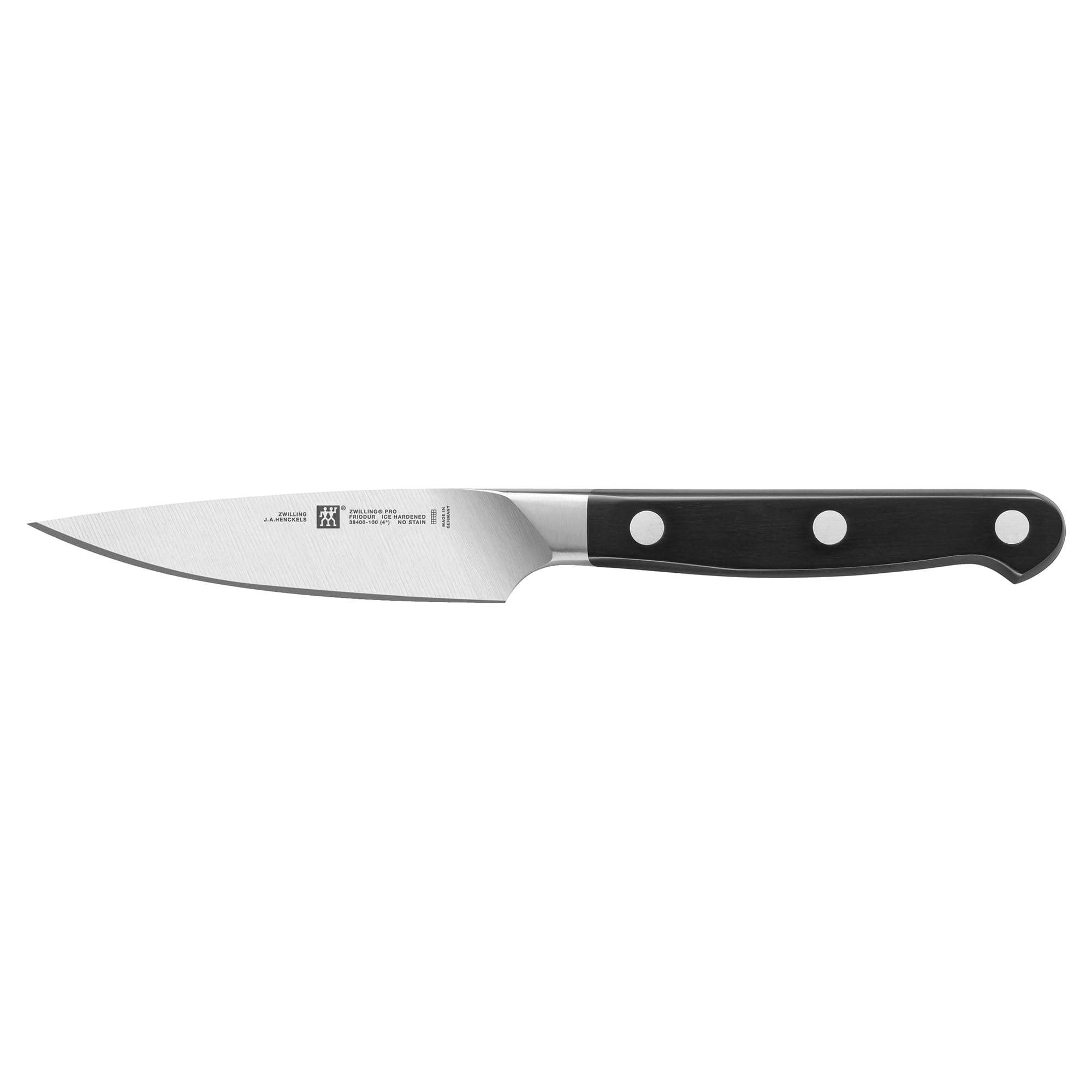 ZWILLING Pro 7-Piece Razor-Sharp German Knife Block Set with Bonus Sharpener, Made in Company-Owned German Factory with Special Formula Steel perfected for almost 300 Years, Dishwasher Safe