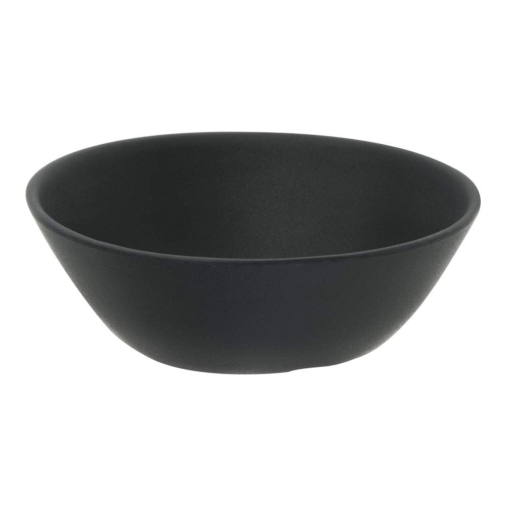 Carlisle FoodService Products Ridge Reusable Plastic Bowl Soup Bowl for Home and Restaurant, Melamine, 8 Ounces, Cement, (Pack of 24)