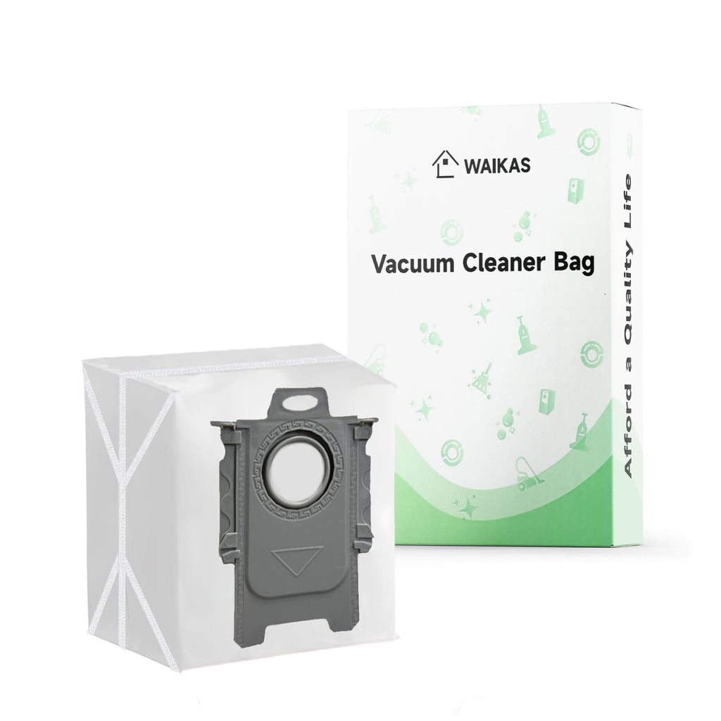 WAIKAS Dust Bags for Roborock Robot Vacuum (Qrevo/Saros/S8 Series), 6-Pack