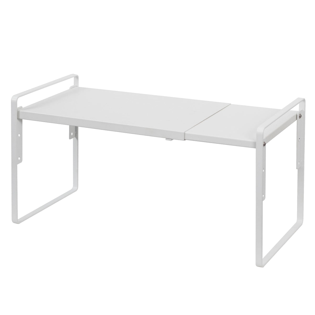 Nxconsu Cabinet Shelf Riser, Adjustable Cabinet Organizer, 10.3" Deep White