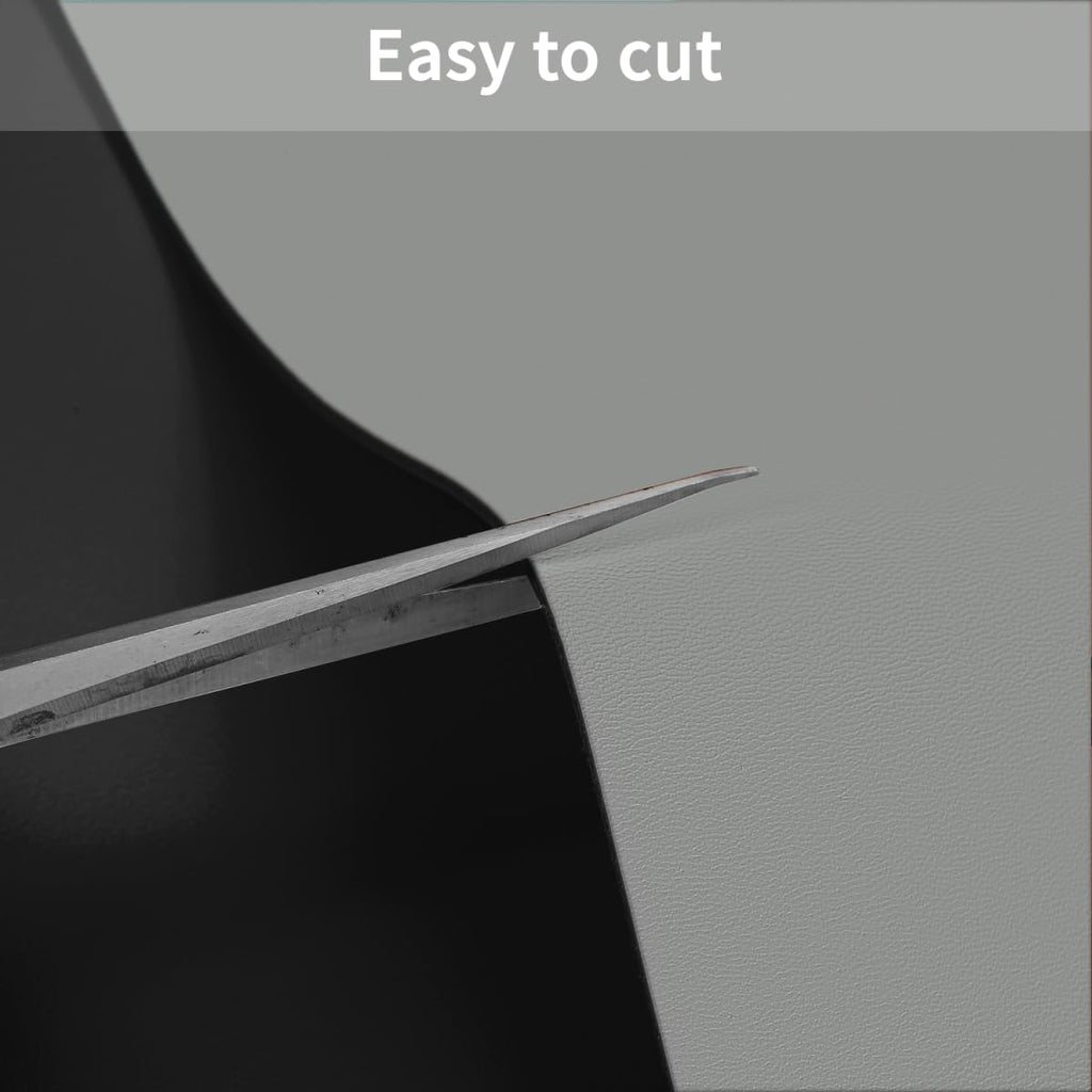 Zinkooat Table Pad for Dining Room Table - Can Be Used On Both Sides Waterproof and Easy to Clean Good Flatness Used for Dining Table(Black+Gray 44x72)