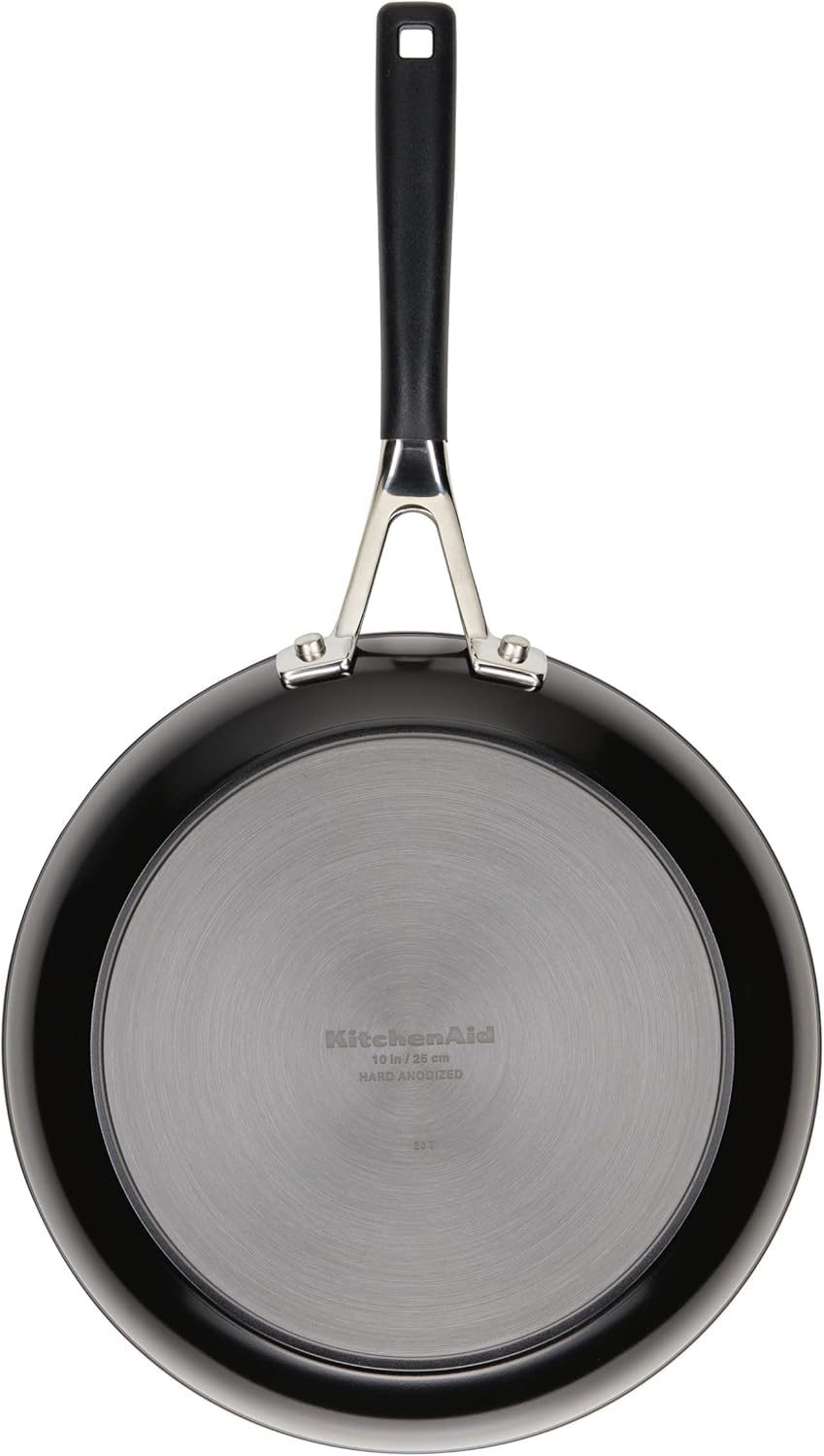 KitchenAid Hard Anodized Nonstick Cookware/Pots and Pans Set, 10 Piece - Matte Black