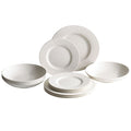 Villeroy & Boch Manufacture Rock Blanc 12 Piece Dinnerware Set, White