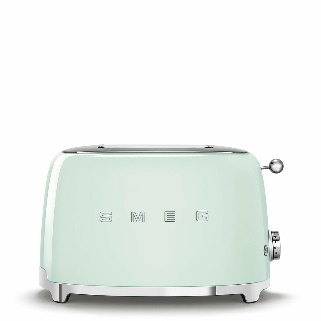 SMEG 2 Slice Toaster with 6 Presets and Defrost Function and Removable Crumb Tray TSF01RDUS, RED