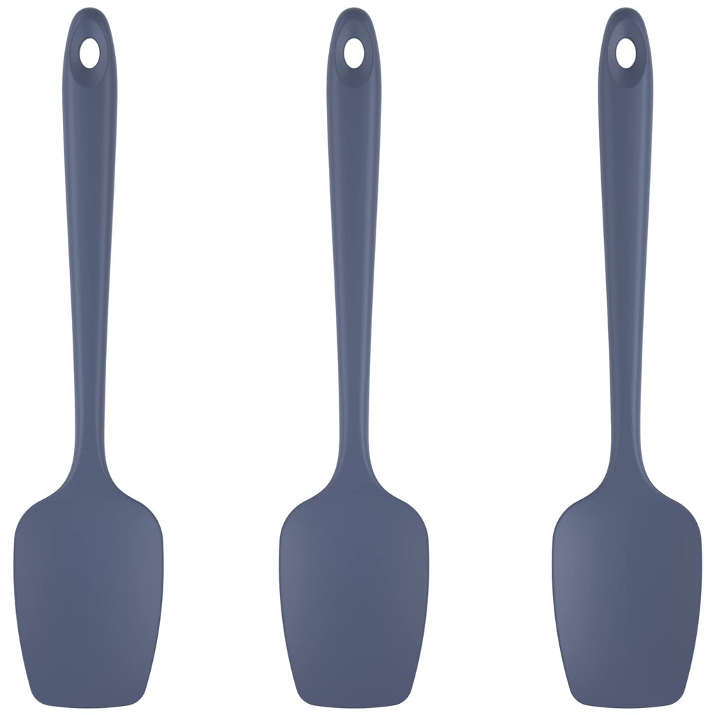 U-Taste Silicone Spoon Spatula Set of 3, 600°F High Heat Resistant, Red