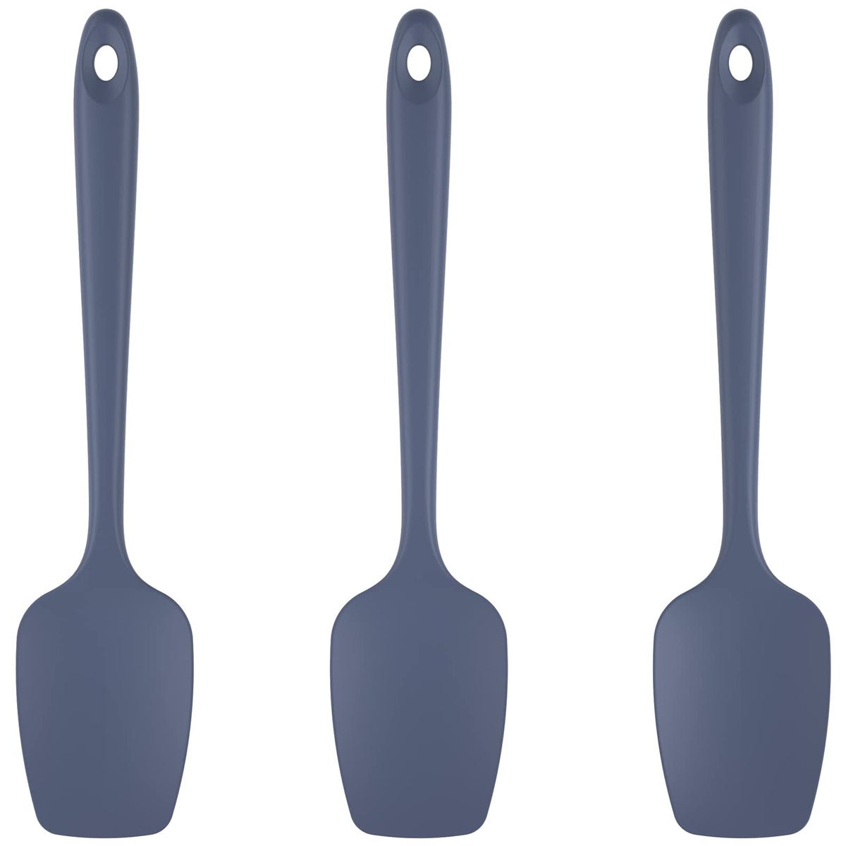 U-Taste Silicone Spoon Spatula Set of 3, 600°F High Heat Resistant, Red