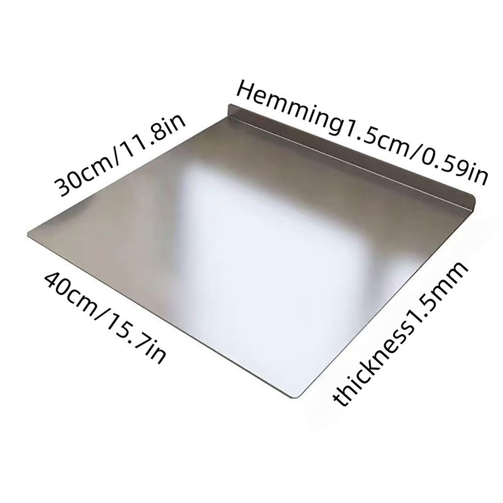 Large Stainless Steel Cutting Board for Cutting Meat, Choppers, Vegetables, Fruits, Bread and Baking Easy to clean, Easy to store, Dishwasher safe (30 * 40)