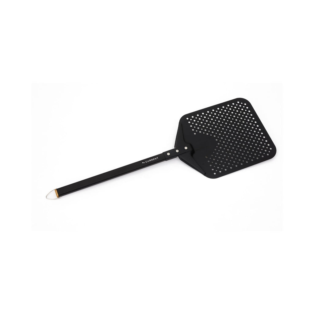 CURRENT® Perforated Aluminum Pizza Peel, Ultra-Thin Edge, Heat-Resistant