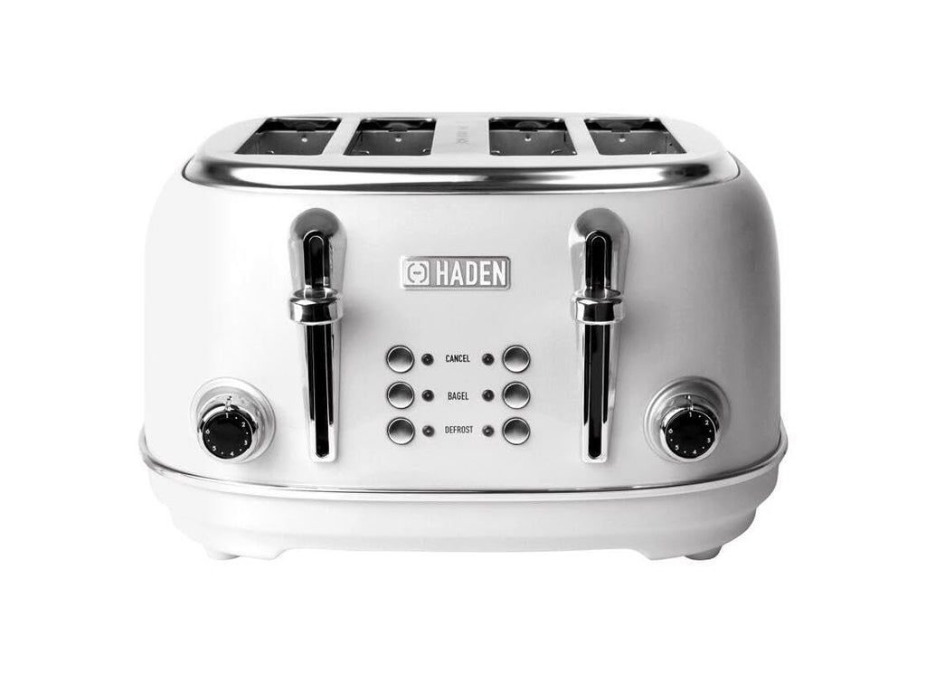 Haden Heritage 4 Slice Wide Slot Stainless Steel Toaster