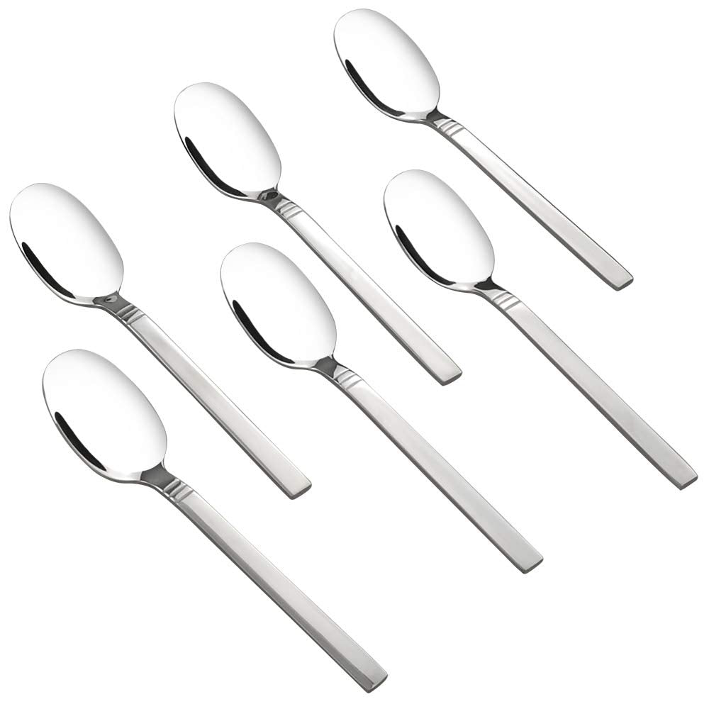 Fiazony 12-Piece Stainless Steel Teaspoon Dessert Spoons