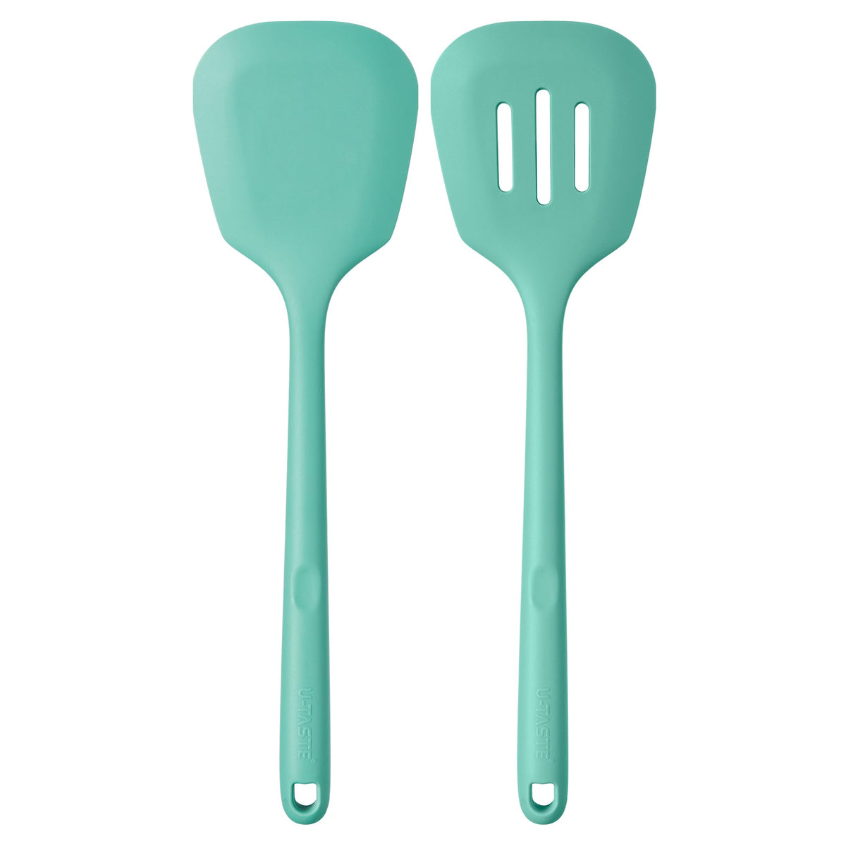 U-Taste Silicone Turner Cooking Spatula, 13.6" Long/3.7" Wide, Purple